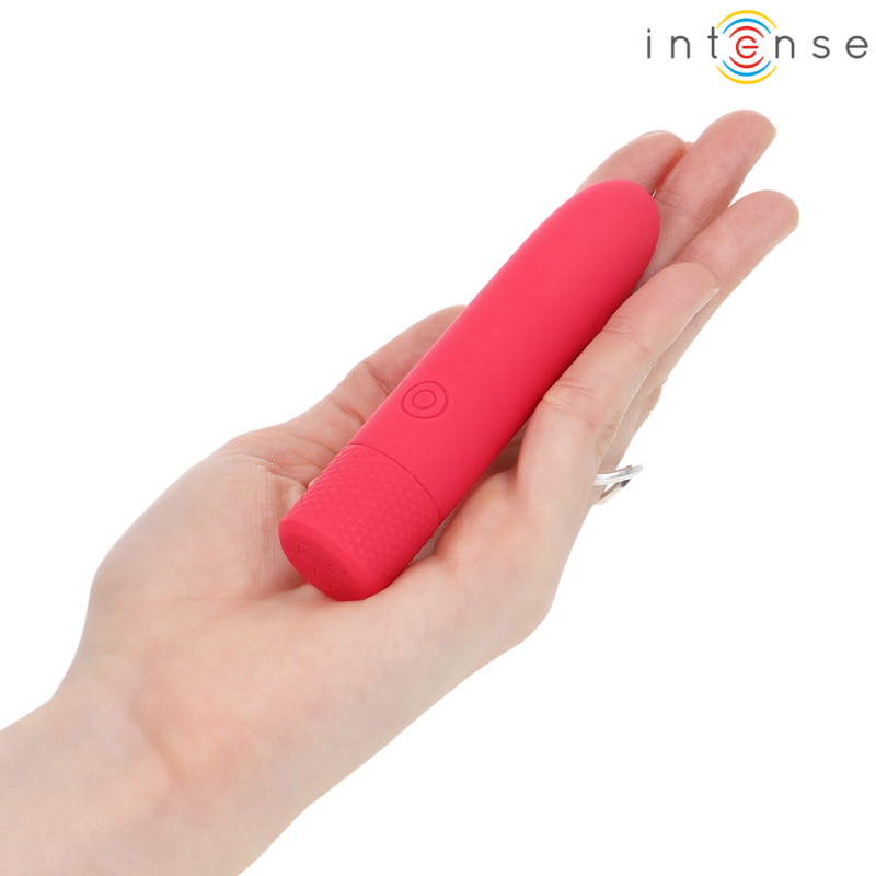 INTENSE - SYMONE USB RECHARGEABLE VIBRATING BULLET 8 VIBRATIONS RED 10 X 2.2 CM - Bild 6