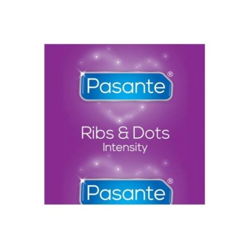 PASANTE - RIBS & DOTS INTENSITY CONDOMS 144 UNITS - Bild 3