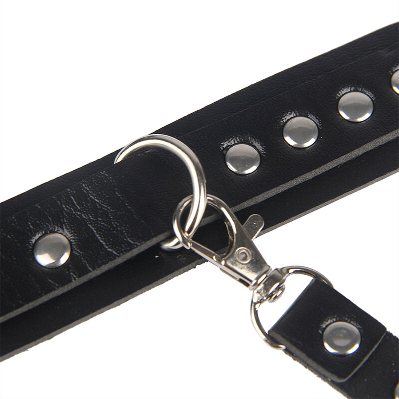 SUBBLIME - 953690 HANDCUFFS WITH BONDAGE BELT BLACK ONE SIZE - Bild 10