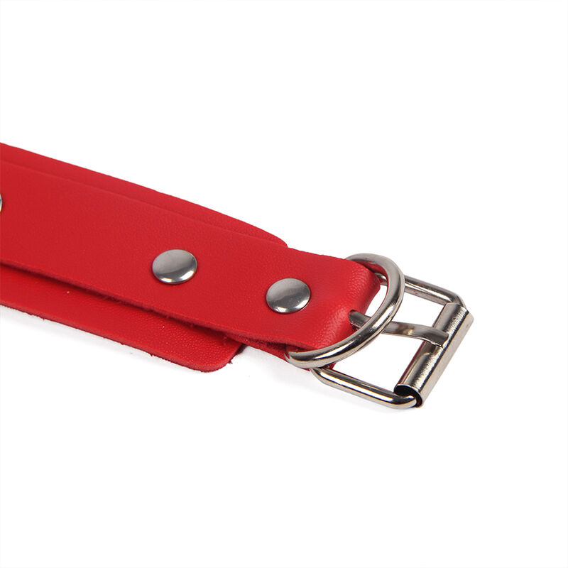 SUBBLIME - 953706 HANDCUFFS WITH BONDAGE BELT RED ONE SIZE - Bild 7