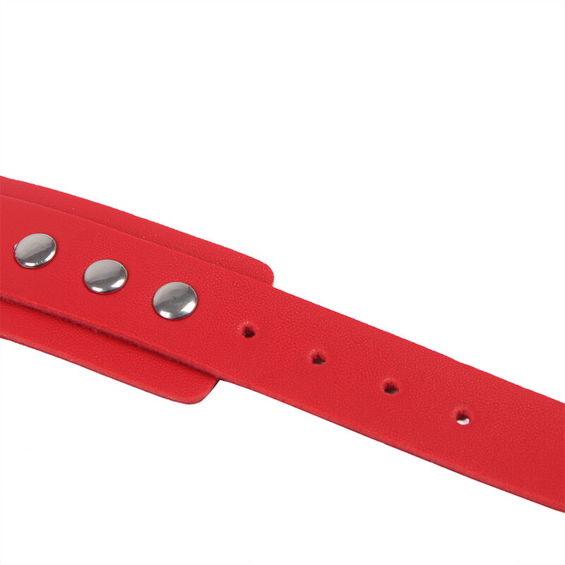 SUBBLIME - 953706 HANDCUFFS WITH BONDAGE BELT RED ONE SIZE - Bild 11