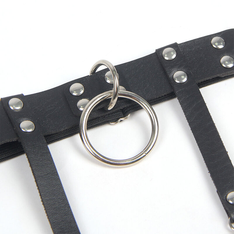 SUBBLIME - 953744 ADJUSTABLE LEATHER PUNK GARTER BLACK ONE SIZE - Bild 5