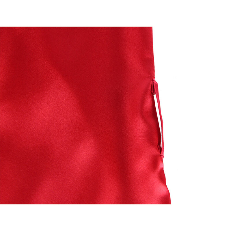 Alternative view of SUBBLIME - 954017 LACE SHEER BACK CAMISOLE + THONG RED/BLACK S/M