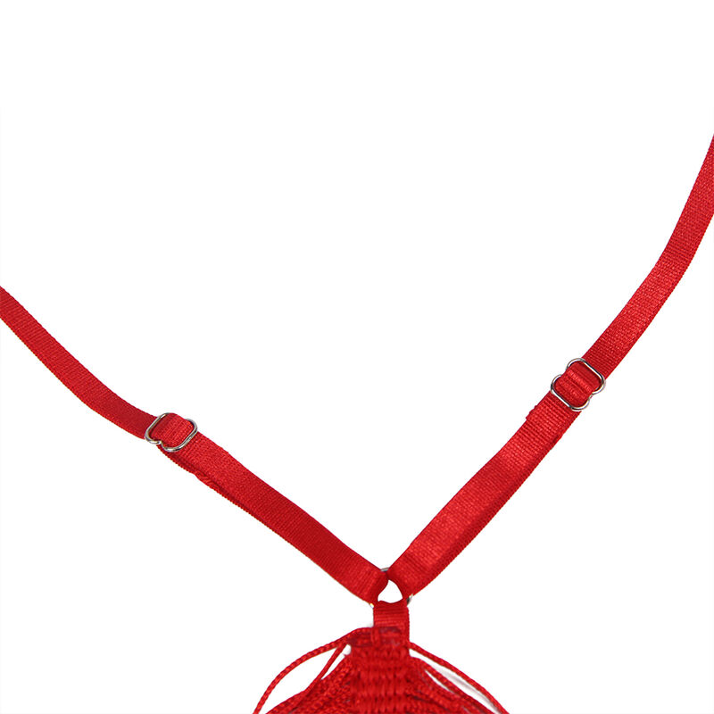 SUBBLIME - 954253 STRAPPY DRESS + THONG RED L/XL - Bild 7