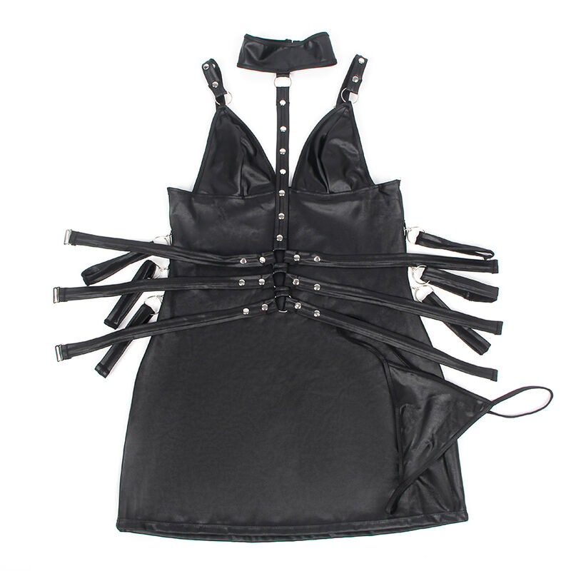 SUBBLIME - 954413 LEATHER BONDAGE BODY BLACK L/XL - Bild 5