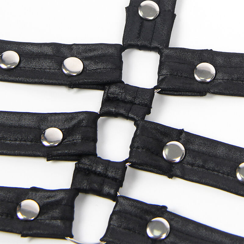 SUBBLIME - 954413 LEATHER BONDAGE BODY BLACK L/XL - Bild 6
