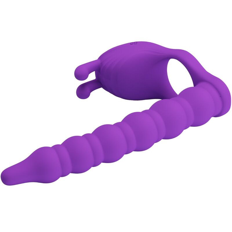 PRETTY LOVE - BLACKNEY PENIS RING WITH LILA VIBRATOR PLUG - Bild 4
