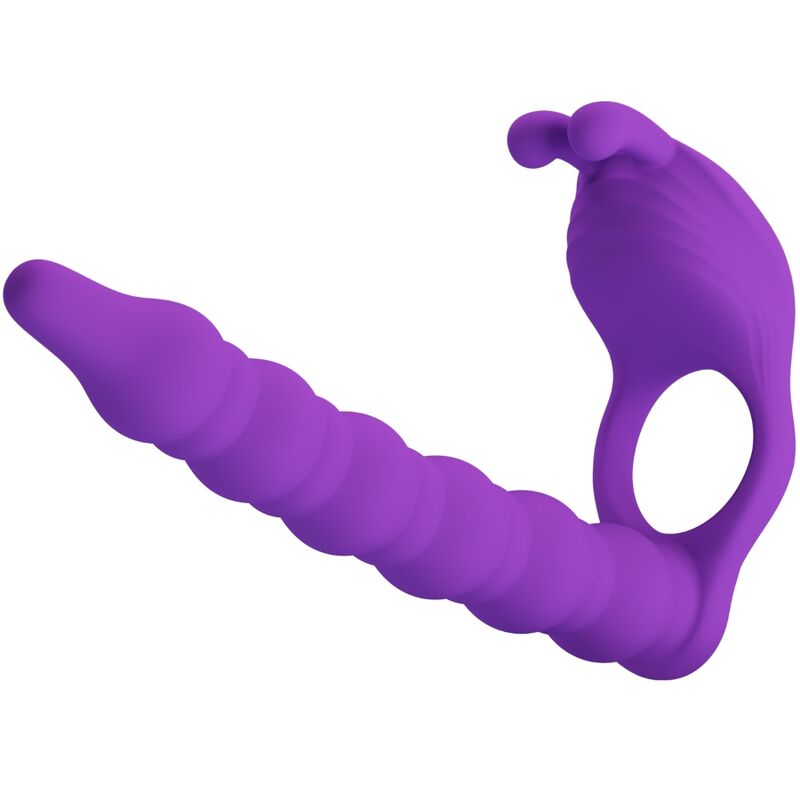 PRETTY LOVE - BLACKNEY PENIS RING WITH LILA VIBRATOR PLUG - Bild 2