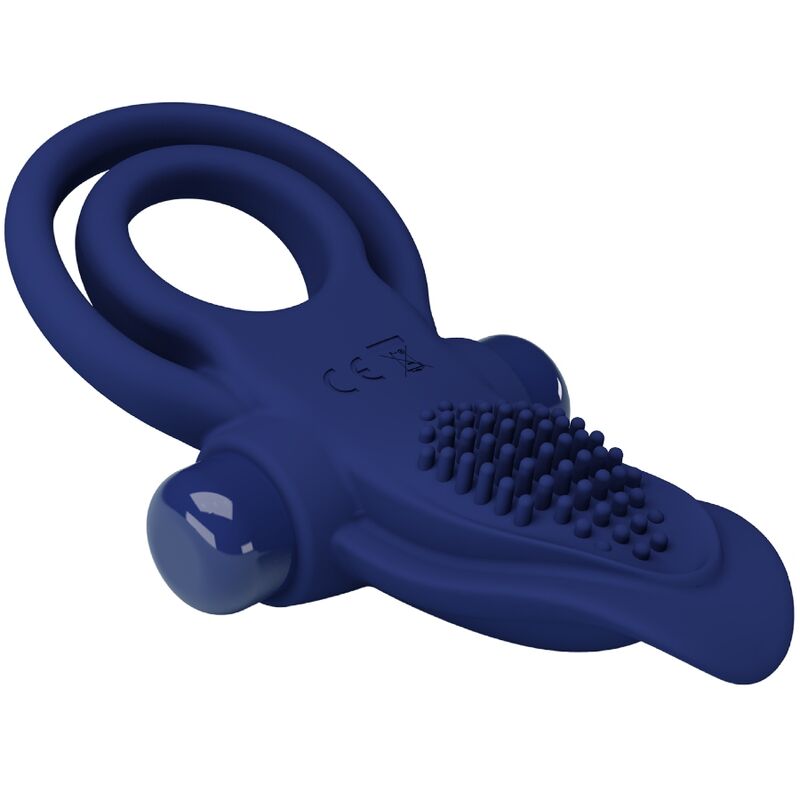 PRETTY LOVE - BRONSON DOUBLE RING WITH VIBRATION BLUE - Bild 7