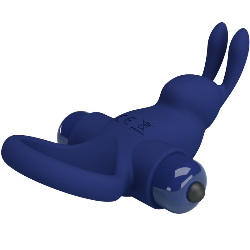 PRETTY LOVE - JIRO RABBIT RING WITH VIBRATION BLUE - Bild 3