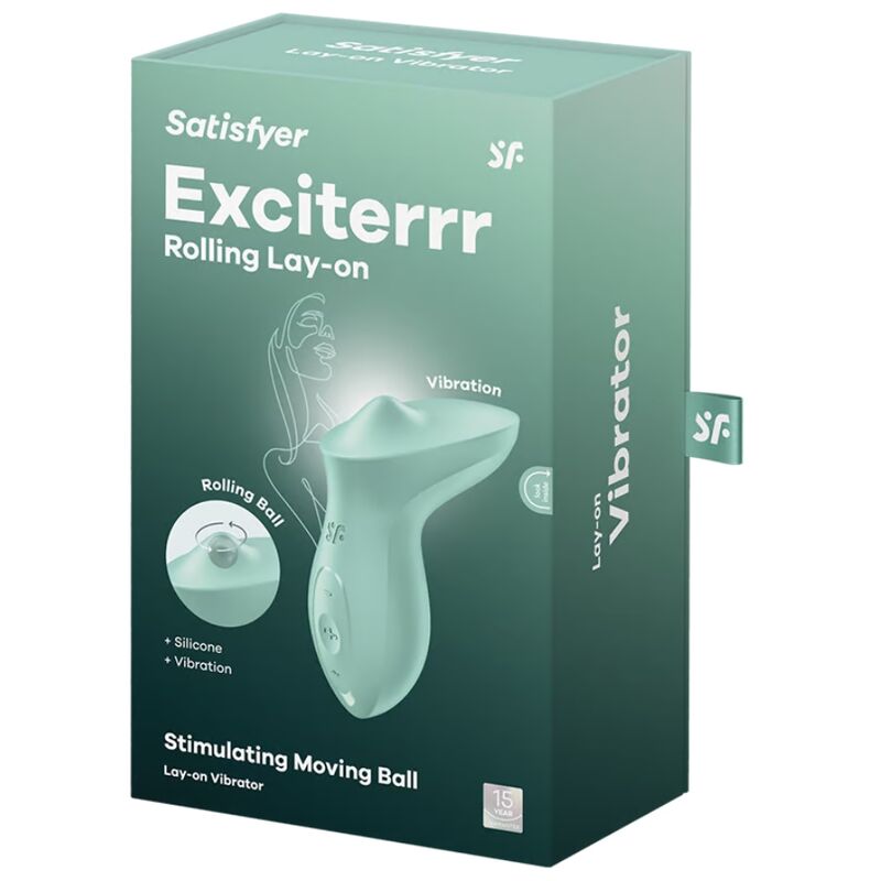 SATISFYER - EXCITERRR LAY-ON CLITORIS MINT VIBRATOR - Bild 5