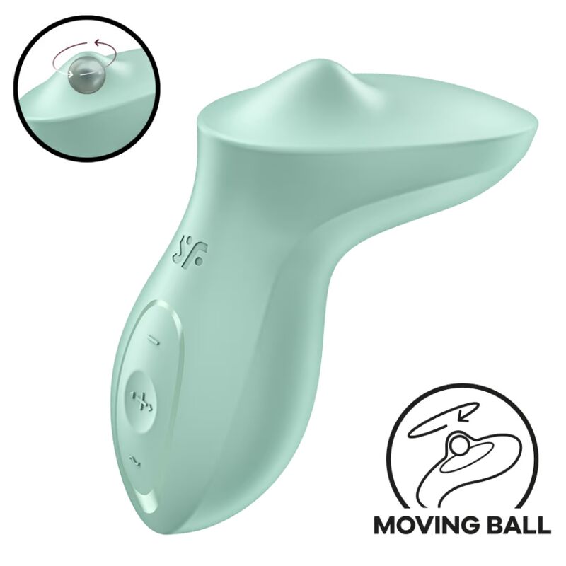 Alternative view of SATISFYER - EXCITERRR LAY-ON CLITORIS MINT VIBRATOR