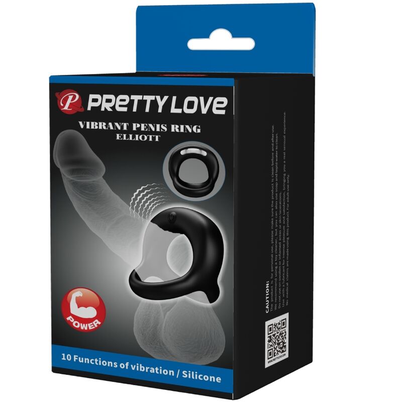 PRETTY LOVE - ELLIOTT BLACK VIBRATOR RING - Bild 7