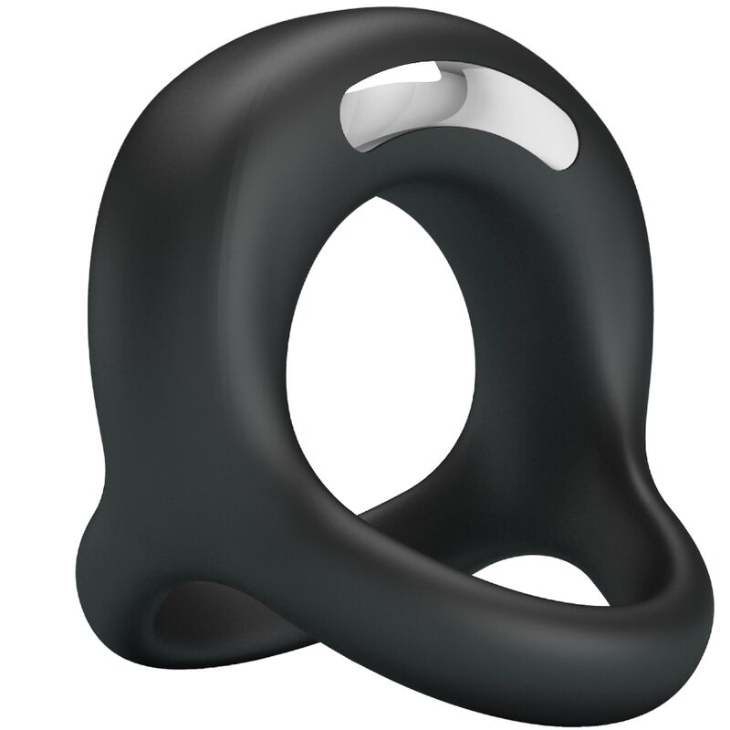 Alternative view of PRETTY LOVE - ELLIOTT  BLACK VIBRATOR RING