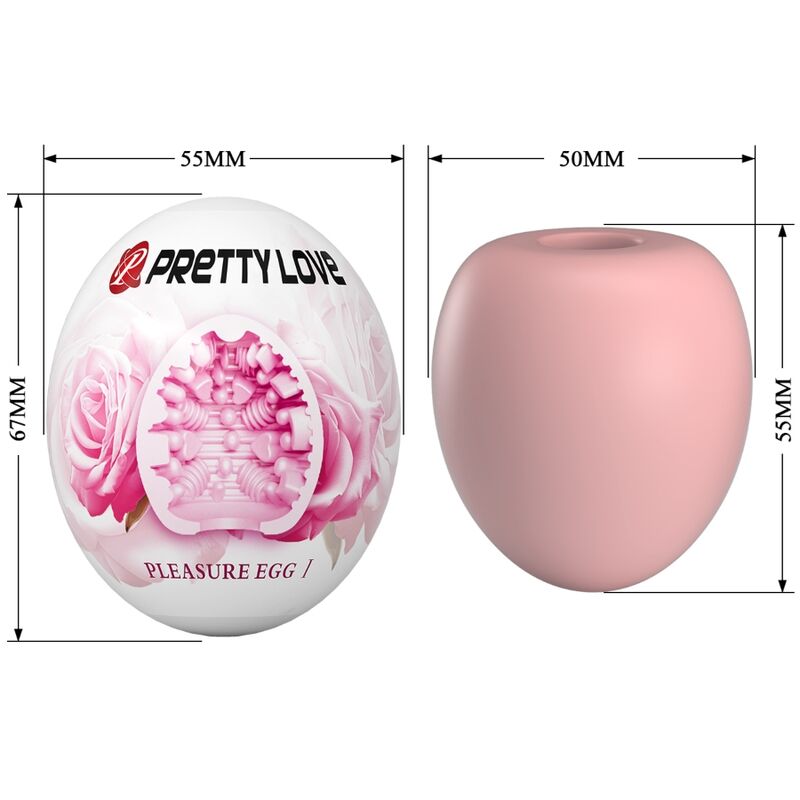 PRETTY LOVE - MALE MASTURBATOR EGG PINK - Bild 8