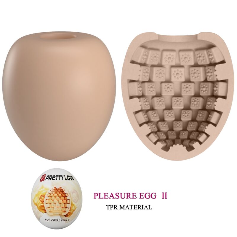 Alternative view of PRETTY LOVE - MALE MASTURBATOR EGG FLESH