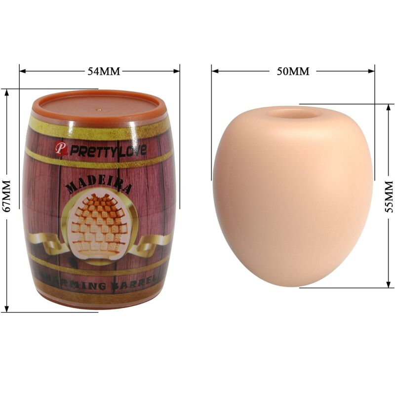 PRETTY LOVE - MALE MASTURBATOR EGG FLESH MODEL 2 - Bild 5