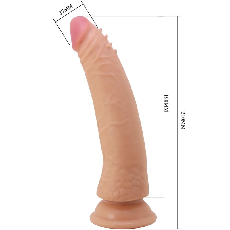 PRETTY LOVE - KABLE SUPER REALISTIC PENIS 21 CM FLESH MODEL 2 - Bild 7