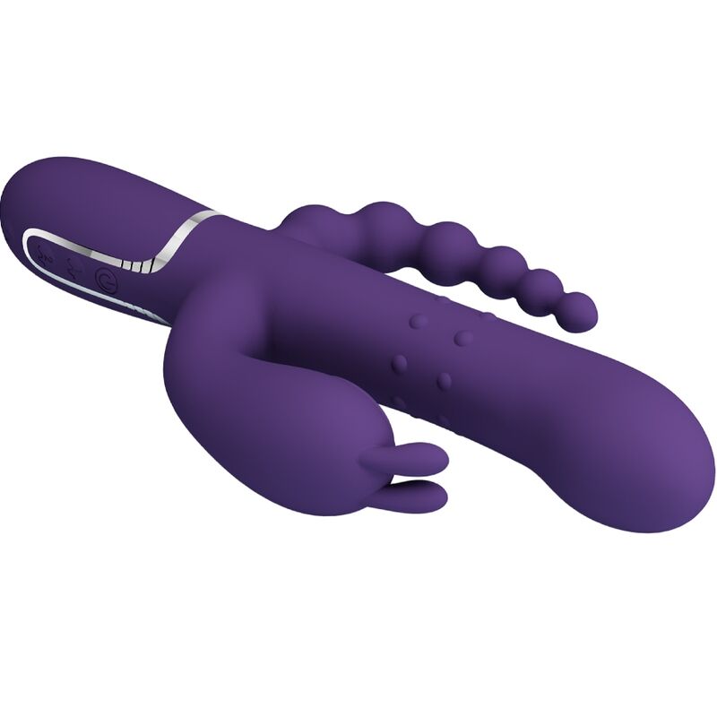 PRETTY LOVE - CAMMY TRIPLE VIBRATOR MULTIFUNCTION 4 IN 1 PURPLE - Bild 5