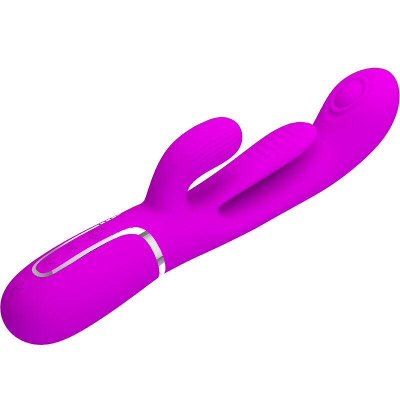 Alternative view of PRETTY LOVE - SHANIA TRIPLE RABBIT VIBRATOR MULTIFUNCTION PINK