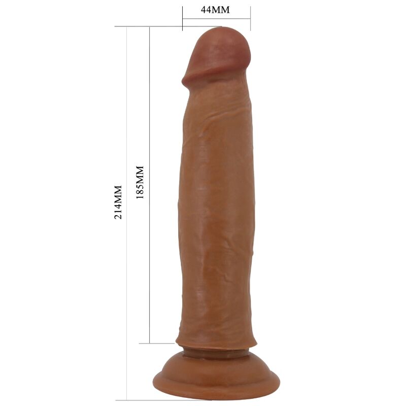 PRETTY LOVE - KEON REALISTIC DILDO 21 CM BROWN - Bild 5
