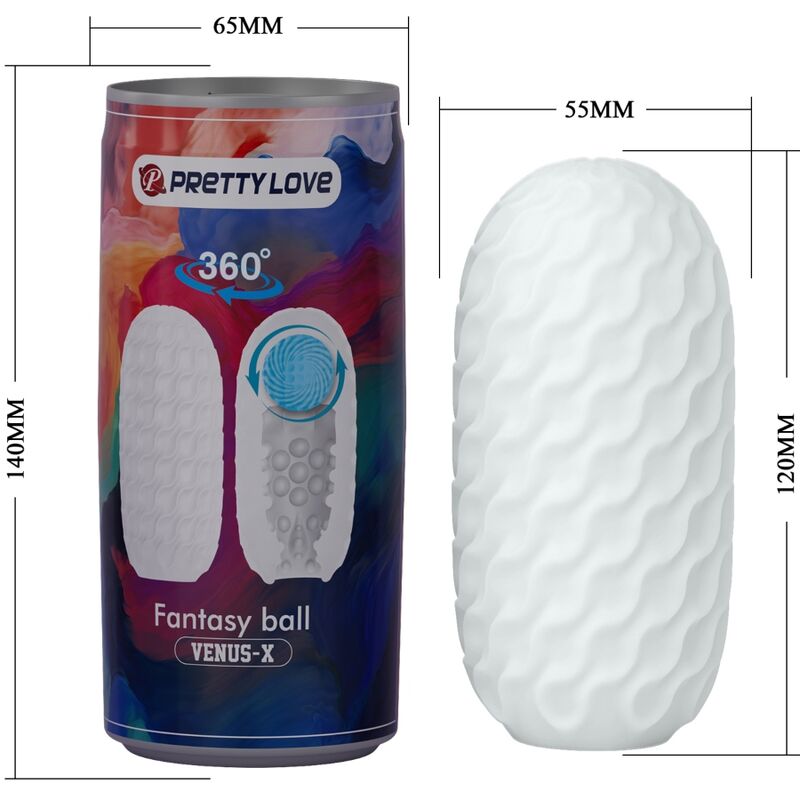Alternative view of PRETTY LOVE - VENUS X MALE MASTURBATOR MODEL 2 WHITE