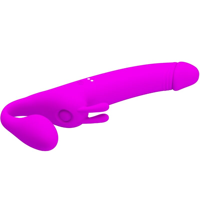 PRETTY LOVE - ZANINI STRAPLESS STRAP-ON 10 VIBRATIONS PURPLE - Bild 9