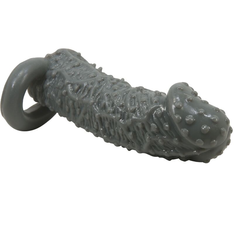 Alternative view of PRETTY LOVE - REALISTIC PENIS ENLARGER AND DELAY SLEEVE MODEL 2 GREY