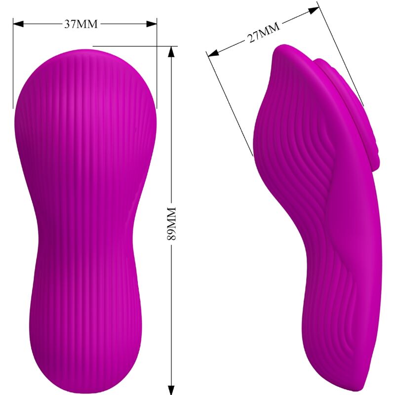PRETTY LOVE - ROMARIO LAY-ON CLITORIS STIMULATOR REMOTE CONTROL PINK - Bild 7