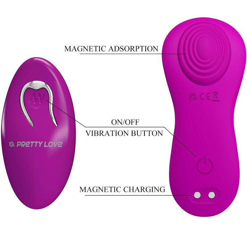 PRETTY LOVE - ROMARIO LAY-ON CLITORIS STIMULATOR REMOTE CONTROL PINK - Bild 5