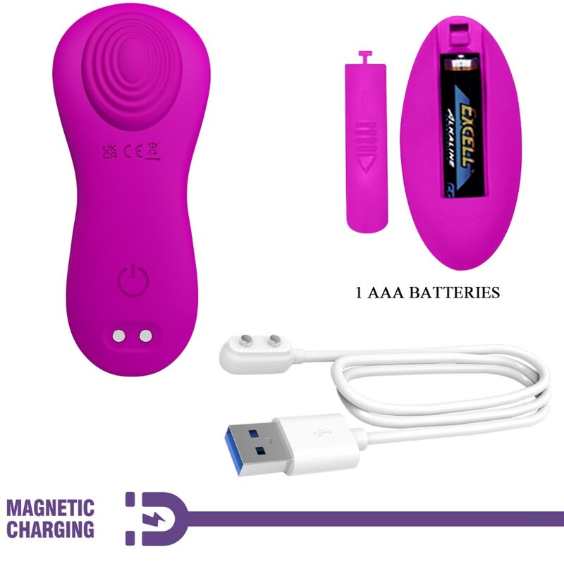 PRETTY LOVE - ROMARIO LAY-ON CLITORIS STIMULATOR REMOTE CONTROL PINK - Bild 6