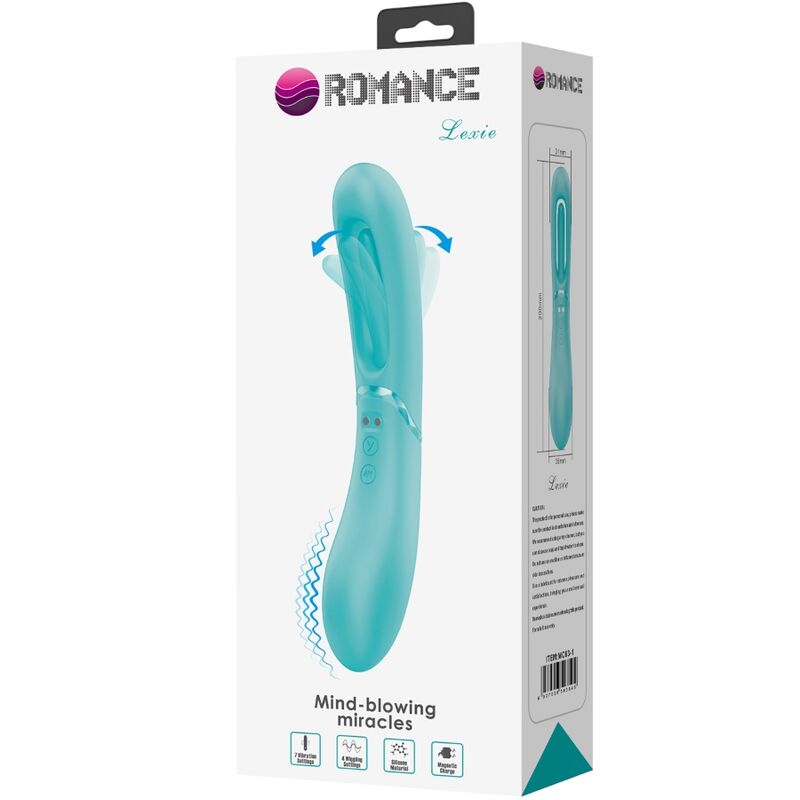 ROMANCE - LEXIE G-SPOT VIBRATOR 7 VIBRATIONS BLUE - Bild 7