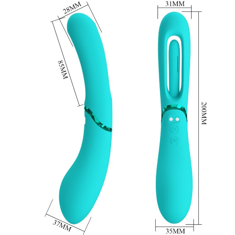 ROMANCE - LEXIE G-SPOT VIBRATOR 7 VIBRATIONS BLUE - Bild 8