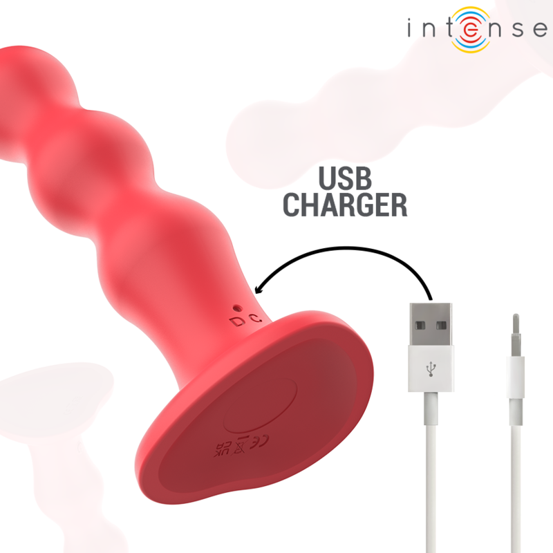 INTENSE - CODY VIBRATOR WITH SUCTION CUP RED REMOTE CONTROL - Bild 6