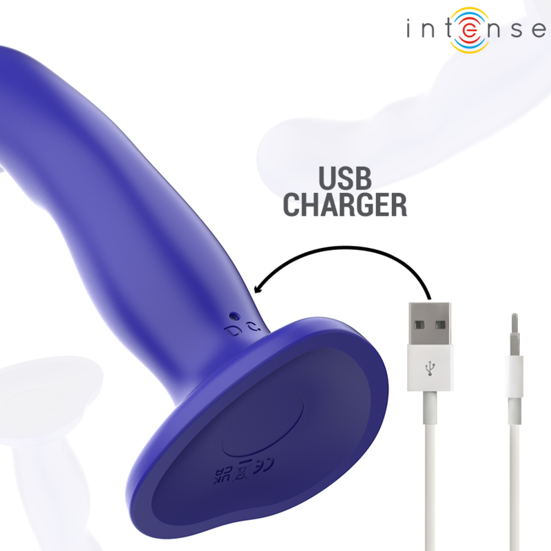 INTENSE - SHORTY VIBRATOR WITH SUCTION CUP BLUE REMOTE CONTROL - Bild 6