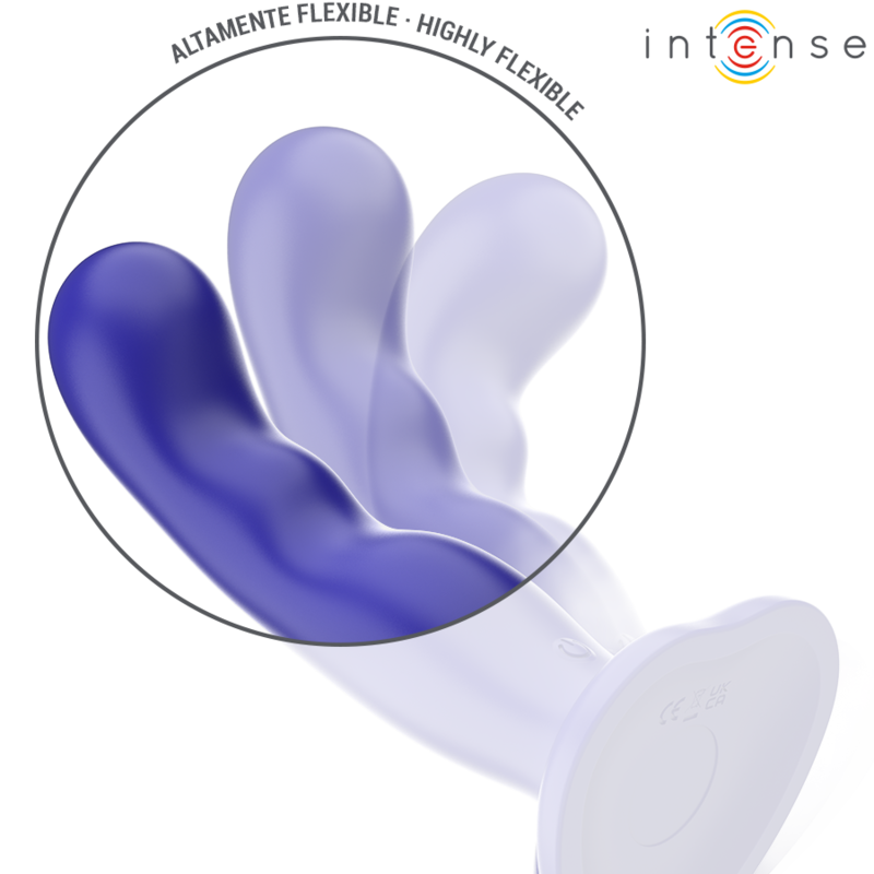 INTENSE - SHORTY VIBRATOR WITH SUCTION CUP BLUE REMOTE CONTROL - Bild 3