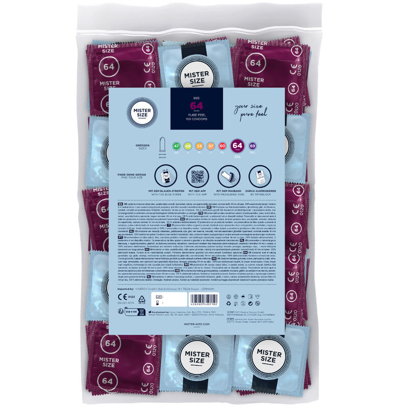 MISTER SIZE - CONDOMS SIZE XXL 64 MM (100 UNITS) - Bild 2