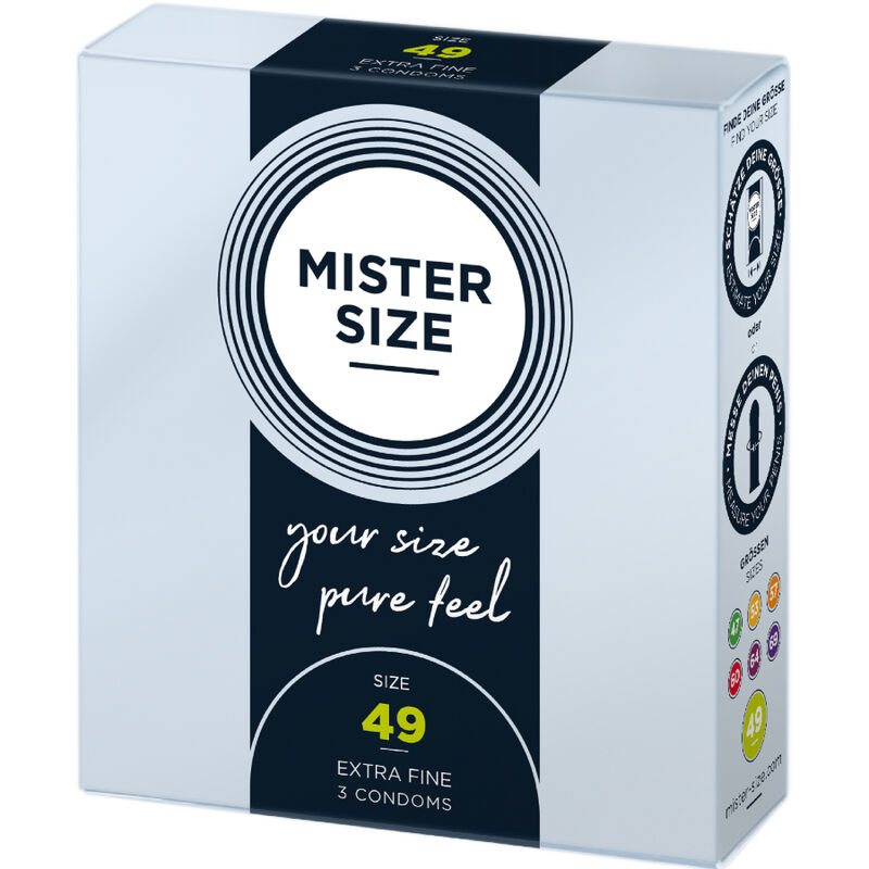 Alternative view of MISTER SIZE - CONDOM SIZE S 49 MM (3 UNITS)