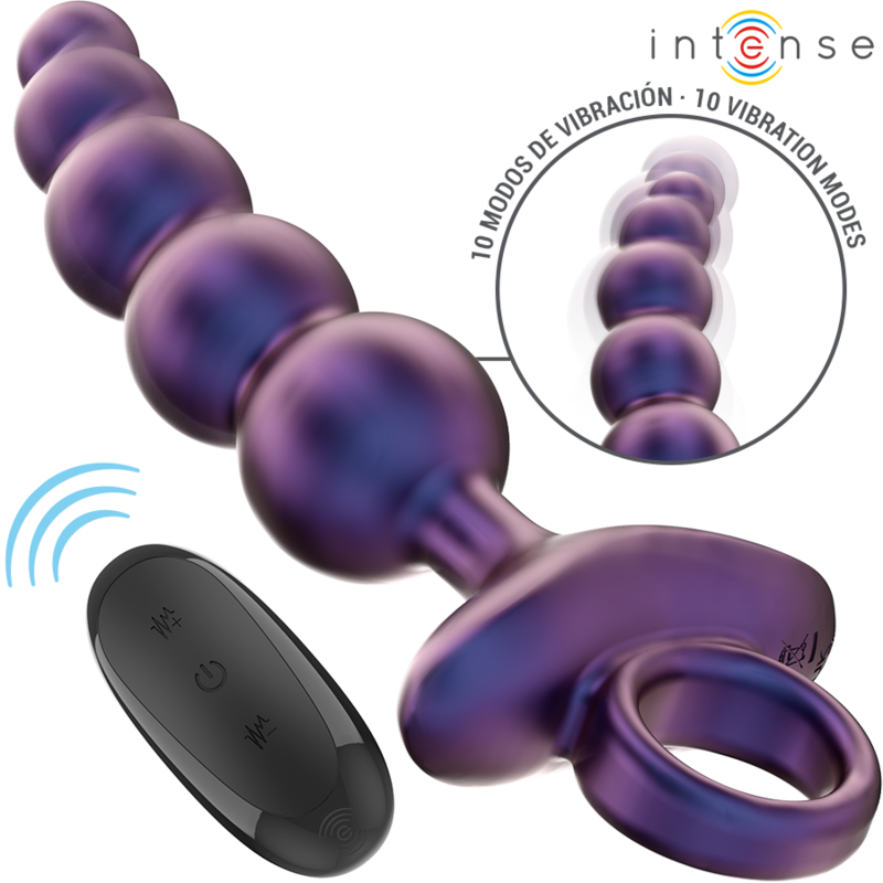 Alternative view of INTENSE - TITO VIBRATING ANAL PLUG MODEL 3 REMOTE CONTROL