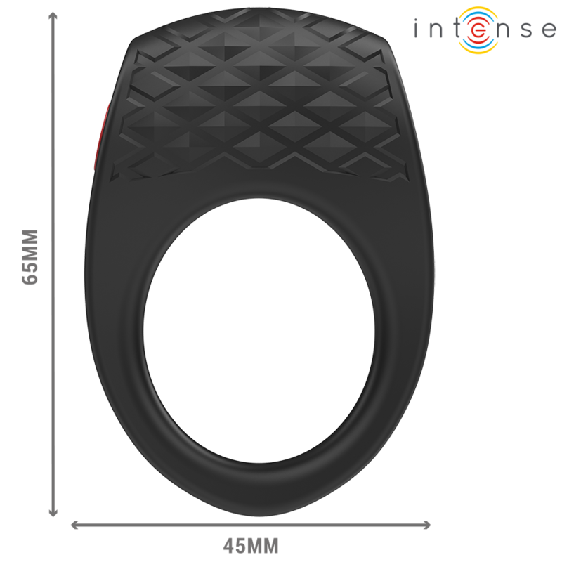 INTENSE - CLOVER VIBRATOR PENIS RING 10 VIBRATIONS BLACK - Bild 3