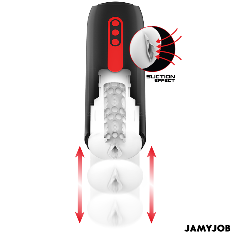 Alternative view of JAMYJOB - PHANTOM AUTOMATIC VAGINA MASTURBATOR 5 SUCTION AND THRUST MODES
