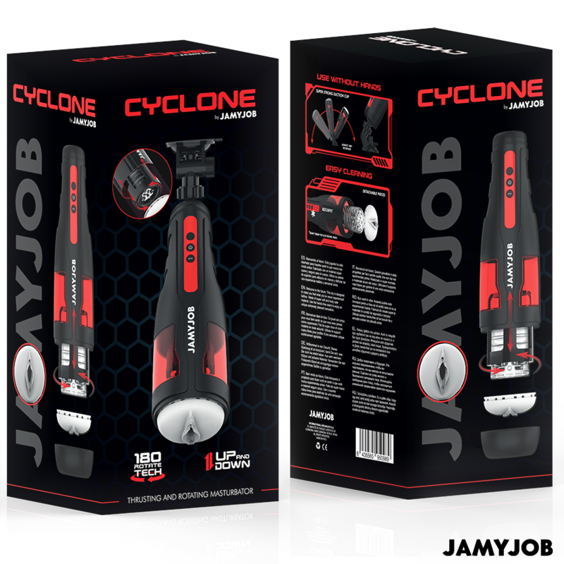 JAMYJOB - CYCLONE AUTOMATIC VAGINA MASTURBATOR 10 ROTATION AND THRUST MODES - Bild 7