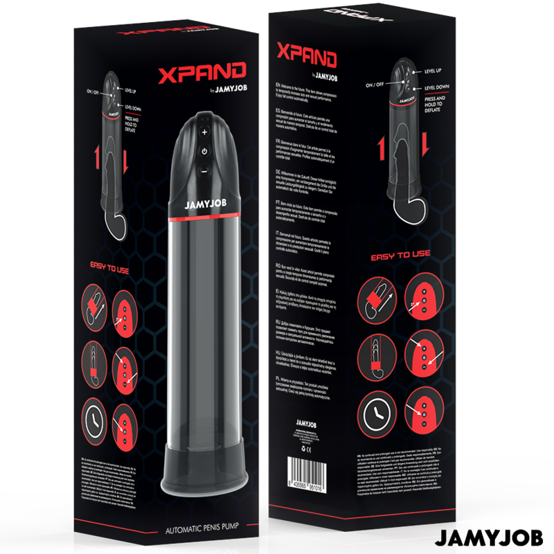JAMYJOB - XPAND AUTOMATIC PUMP 3 SUCTION LEVELS GREY - Bild 3