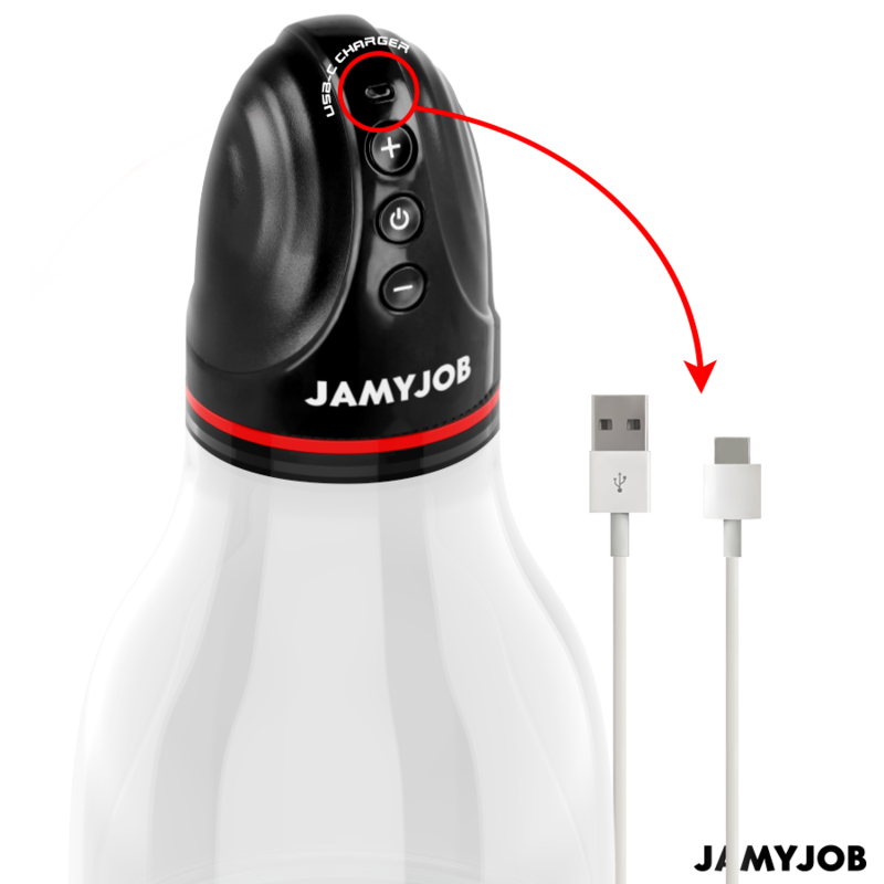 Alternative view of JAMYJOB - XPAND LITE AUTOMATIC TESTICLE PUMP 3 SUCTION LEVELS GREY