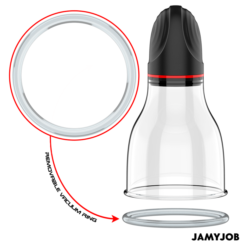 JAMYJOB - XPAND LITE AUTOMATIC TESTICLE PUMP 3 SUCTION LEVELS GREY - Bild 3