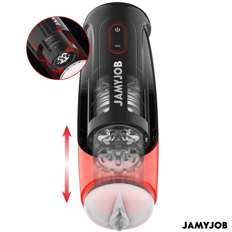 JAMYJOB - STORM AUTOMATIC VAGINA MASTURBATOR 10 ROTATION AND THRUST MODES - Bild 5