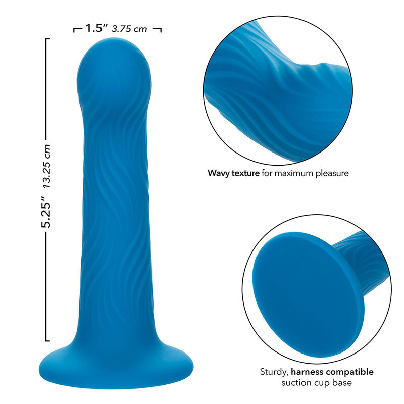CALEXOTICS - WAVE RIDER RIPPLE ANAL PLUG BLUE - Bild 5