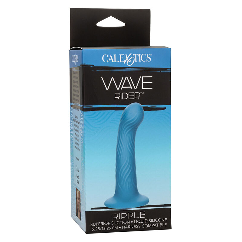 Alternative view of CALEXOTICS - WAVE RIDER RIPPLE ANAL PLUG BLUE