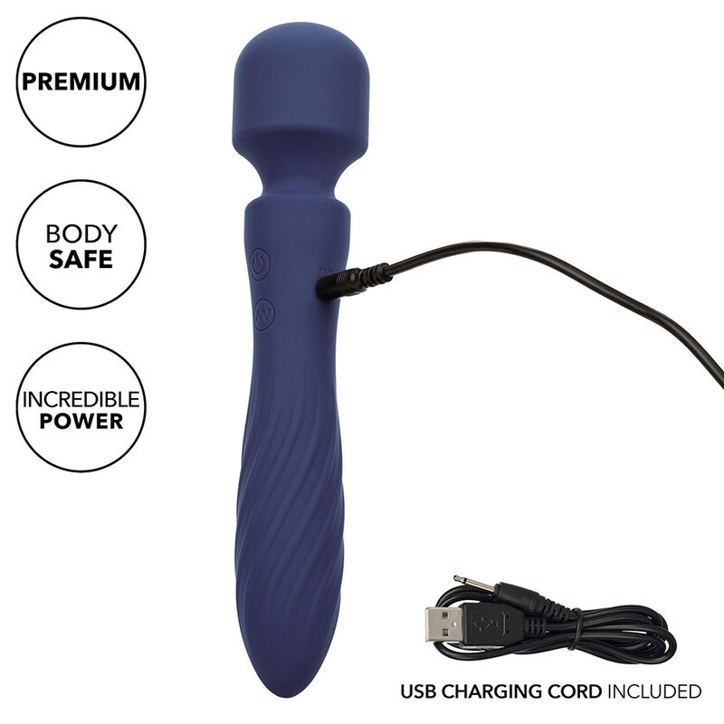 CALEXOTICS - CHARISMA MYSTIQUE MASSAGER DUAL MOTORS 12 FUNCTIONS 20,5 CM X 4.5 CM PURPLE - Bild 7