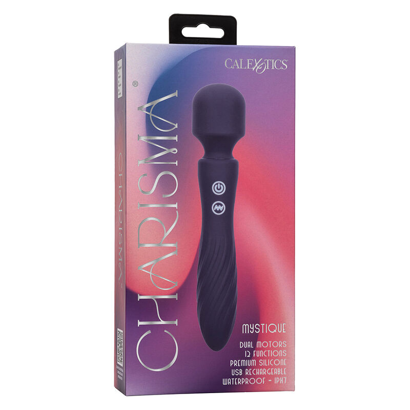 CALEXOTICS - CHARISMA MYSTIQUE MASSAGER DUAL MOTORS 12 FUNCTIONS 20,5 CM X 4.5 CM PURPLE - Bild 3